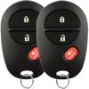 Key Fob Keyless Entry Remote Replacement for Toyota Tacoma Tundra Sienna Sequoia Highlander - 3 Buttons Car Key Fob FCC: GQ43VT20T (Set of 2)