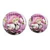 Demon Slayer Kanroji Mitsuri Keychain & Bookmark Set: Insignia, Laser Ticket, Postcard, Gift Badge