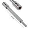 Drill Bit Extension Rod Reusable Woodworking Milling Cutter Bit Extension Chuck Router Bits for Start Deep Hole Turning