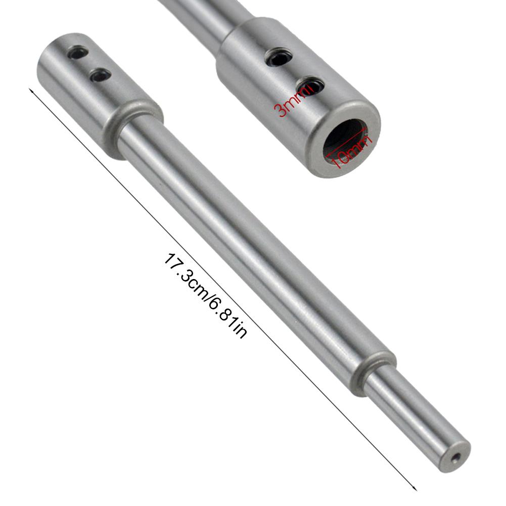 Drill Bit Extension Rod Reusable Woodworking Milling Cutter Bit Extension Chuck Router Bits for Start Deep Hole Turning