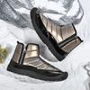 Golden Sapling Men Windproof Snow Boots Outdoor Leisure Flats Ankle Boot Man Waterproof Short Botas Big Size 46 Shoes