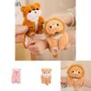Cute Animal Plush Toys With Snap Bracelet Adorable Elephant And Lion Hand Ring Stuffed Doll For Kids