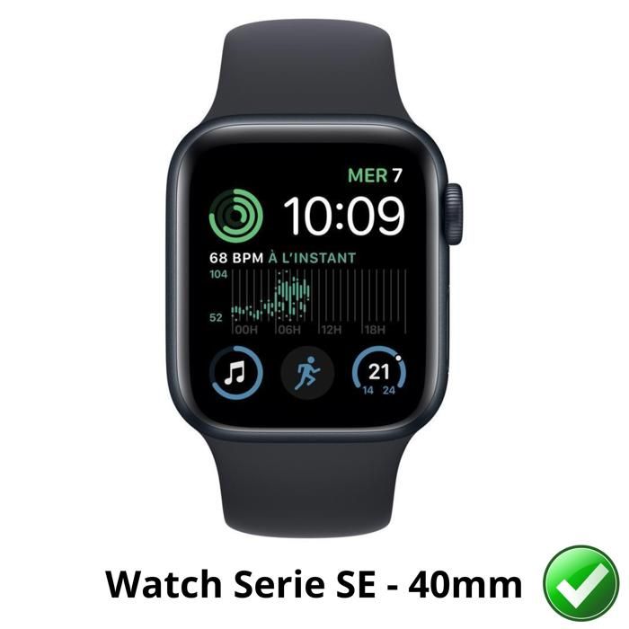 Screen Protector for Watch Series SE - 40mm [6 Pack] Ultra Thin Resistant Protective Plastic Film Phonillico
