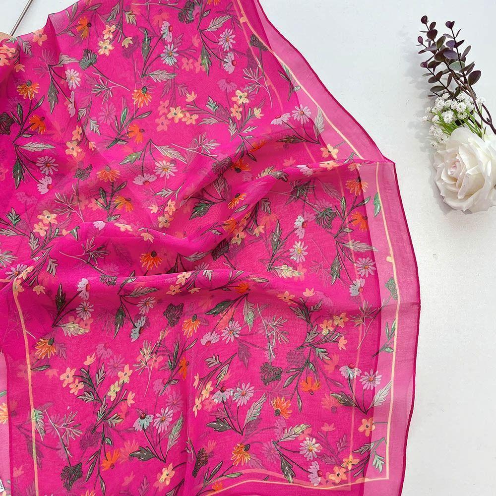 Breathable Silk Scarf Sun-Resistant Bandana Durable Beach Shawl  for Women