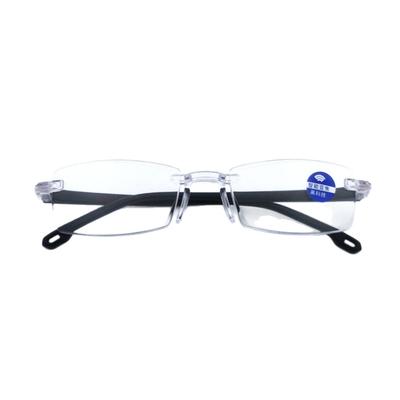-changing -blue Light Frameless Cutting Edge Men's And Women's Reading Glasses Ultra-light -fall Glasses