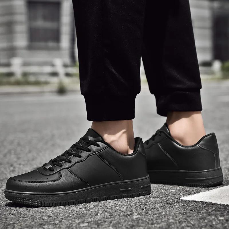 Scarpe Casual Classiche da Uomo Traspiranti e Versatili Scarpe Bianche Scarpe da Corsa all'Aperto Scarpe da Tennis Taglia Grande Scarpe da Ginnastica da Uomo Nere Nuove