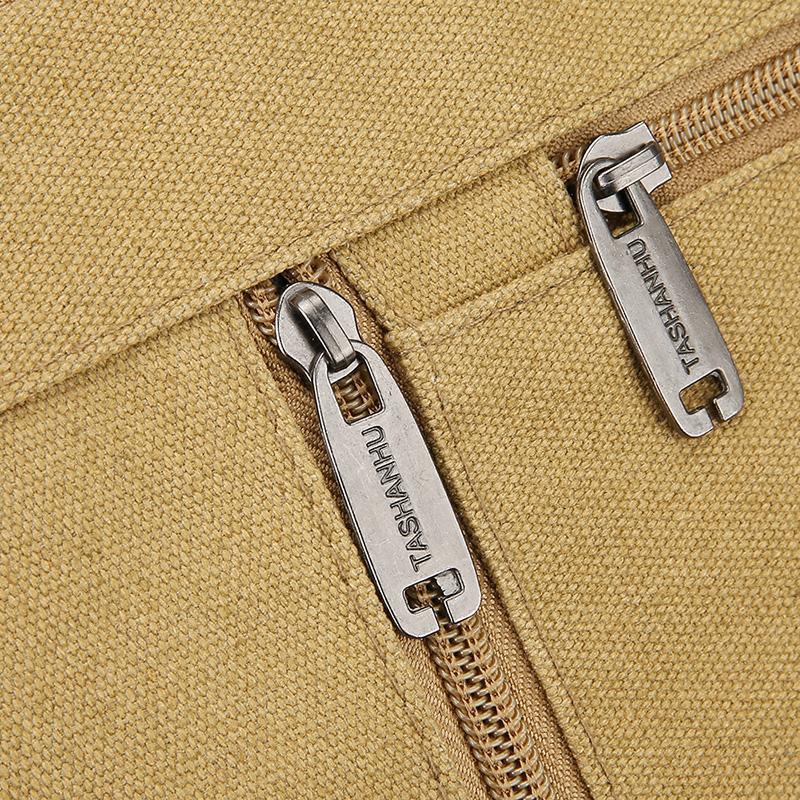 Bolsa Transversal de Lona Vintage para Homens - Bolsa de Ombro Estilosa Tote Mensageiro (Portátil Durável para Viagem e Uso Diário)