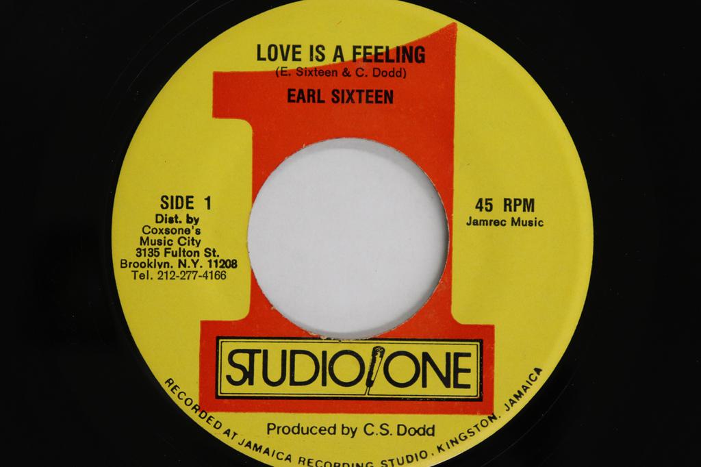 7inch Record EARL SIXTEEN - Love Is A Feeling NONE STUDIO ONE US Reggae, Ska & Dub Used