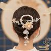 Cute Forehead Chain Traditional Bunny Hair Clips Chinese Jewelry Hanfu Headwear  Photoshoot