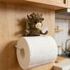 Funny Frog Toilet Paper Holder Wall Mounted Paper Roll Holder Novelty Resin Frog Towel Tissue Dispenser for Bathroom Decor