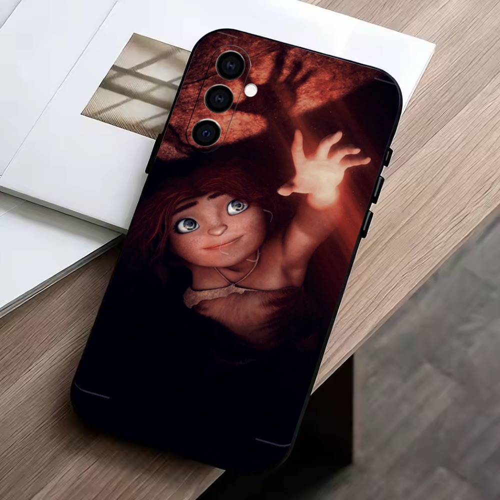The C-Croods  Phone Case For Samsung Galaxy A73,A72,A71,A70,A53,A52,A51,Soft Silicone Black Cover