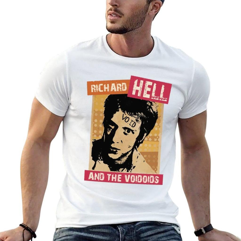 Richard Hell and The Voidoids Band T-Shirt Art Pattern Printed Casual Top