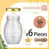 70ml Mini Glass Honey Jar Set,Round Glass Honey Jars,Glass Sealed Jars with Gold Lids,for Baby Shower,Wedding,and Birthday Gifts