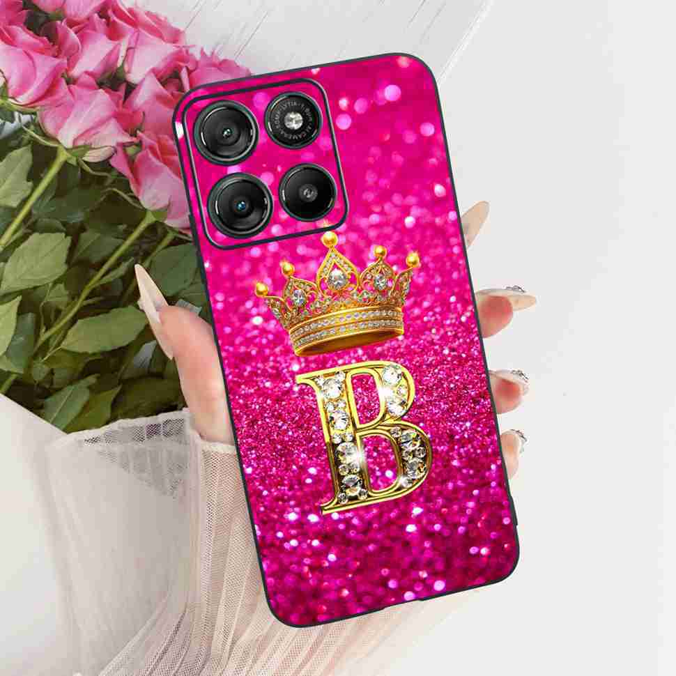 For Motorola Moto G67 Power Case Couple 26 Letters Cover Soft Silicone Phone Cases For Moto G 67 G67 Power Bumper