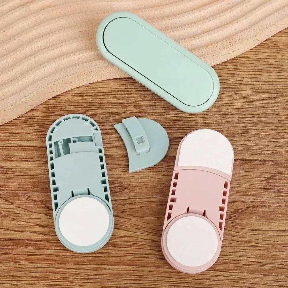 1pcs Children's Drawer Safety Latch Cabinet Door Protecti Baby Anti Pinch Hand Invisible Lock Opposite Door Wardrobe Lock