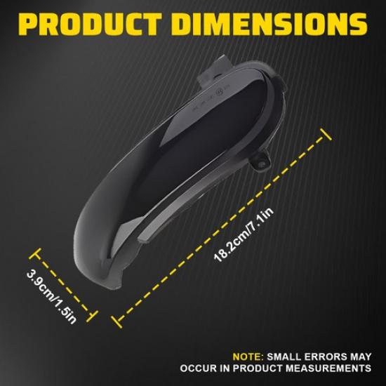 Pair Amber Dynamic Side Lights LED Mirror for Set Benz 2004-2008 SLK-Class R171