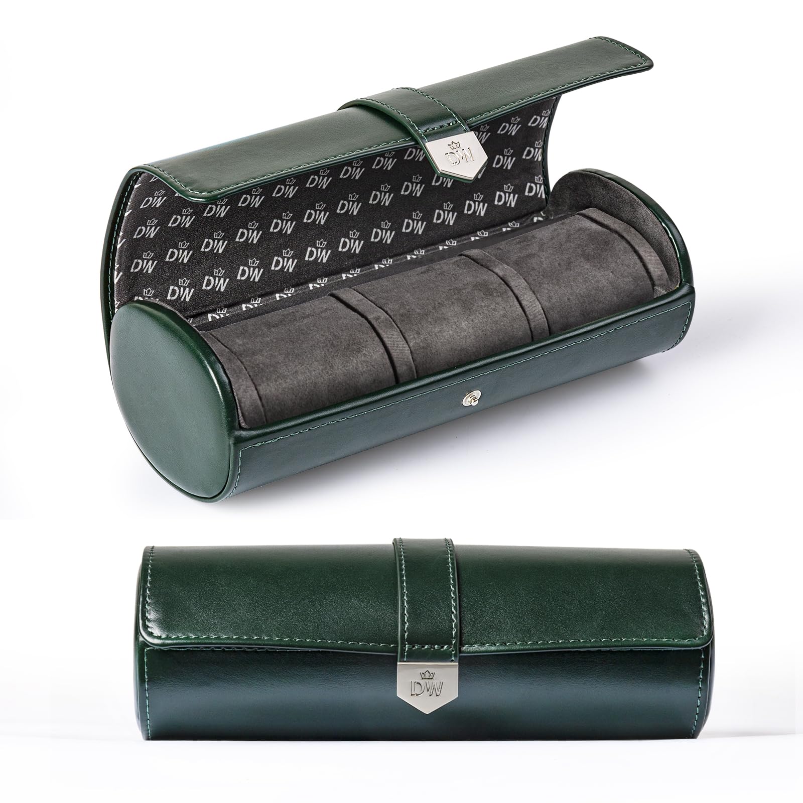 

DUKWIN Часы Часы PU Кожа Чехол для хранения часов из натуральной кожи Роскошные часы Портативный дорожный кейс для хранения часов, Рулон на 1 штуку,