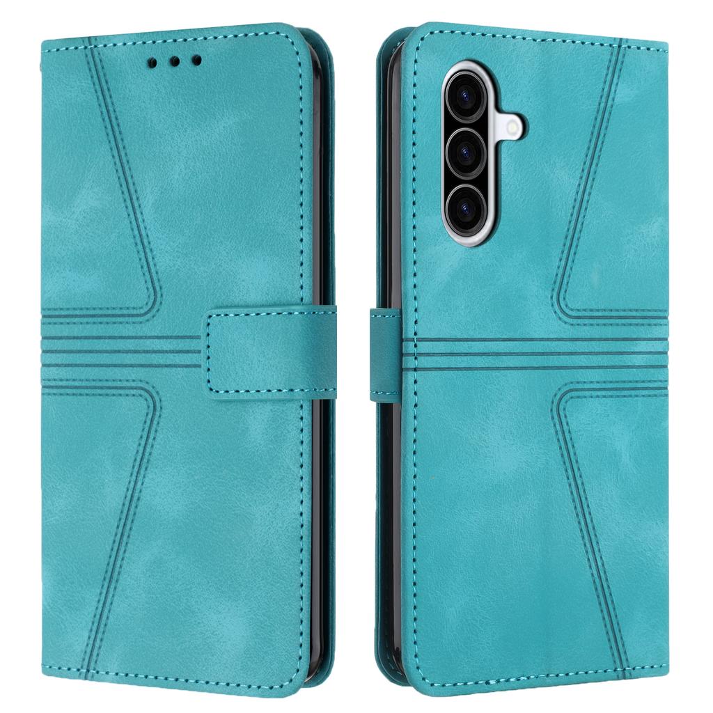 For Samsung Galaxy A36 5G Case Triangle Imprinted Anti-Scratch Phone Wallet Cover