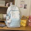 Schoolbag College Style School Bag Women's New Junior High School High Value High School Student Large Capacity Star Backpack College Student Backpack