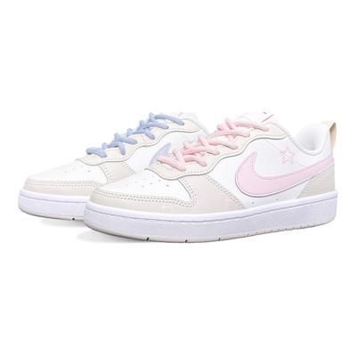 Court Borough Star Milk Candy Abrasion Resistant Abrasion Resistant Low Top Skateboard Shoes Women's Blue Pink HQ1189-141(Team394-)