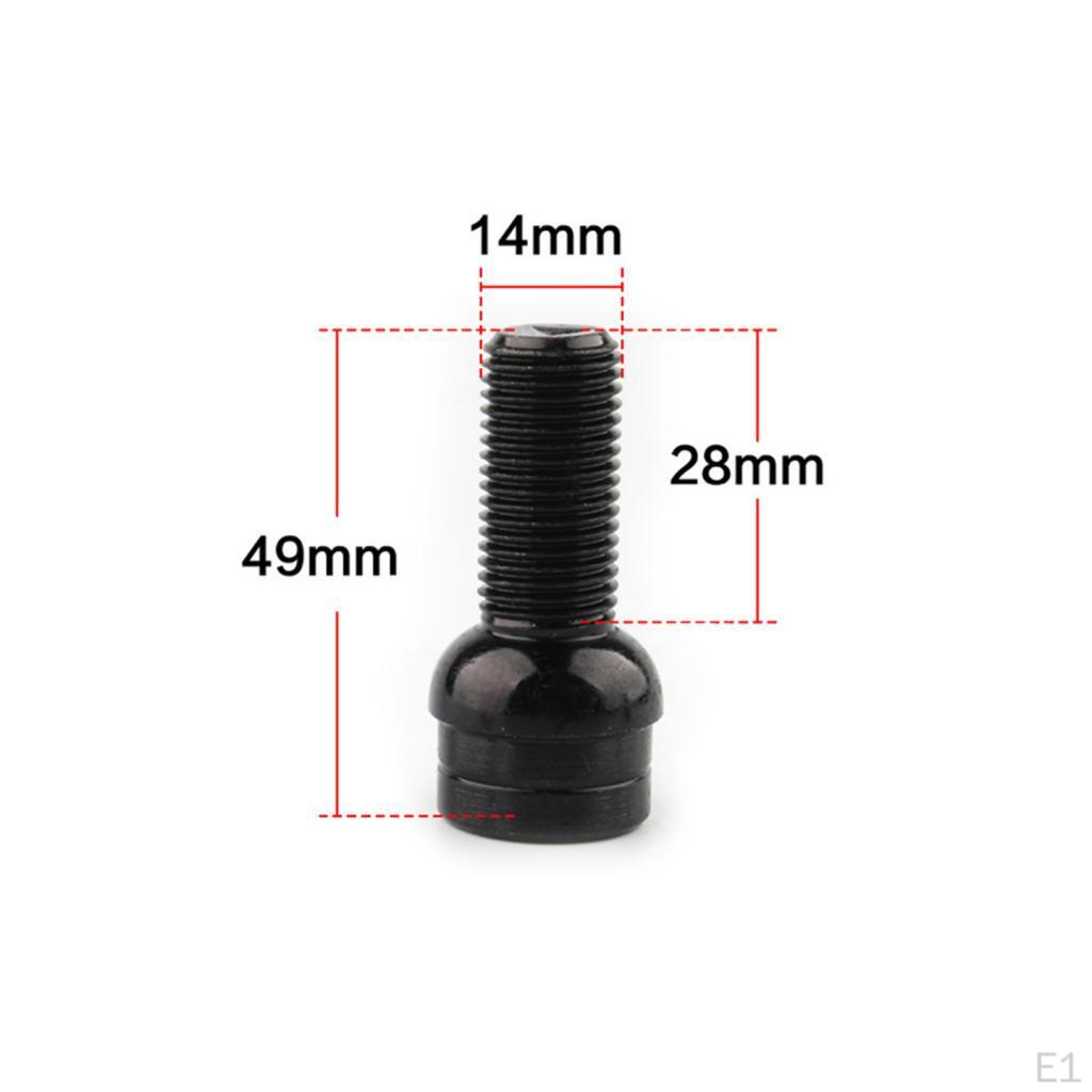 5Pcs Anti Wheel Bolts Easy to Install Metal Locking Bolt Nut for Golf 4 MK4 Car Accessory