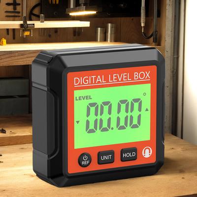 Digital Angle Protractor Inclinometer Universal Magnetic Level Meter Goniometer Angle Gauge Angle Cube Level Box Measuring Tools