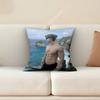 Strong Muscle Boyfriend Handsome Man Sofa Couch Pillow Cover Cushion Case Cozy Bedroom Accent Studio Furnishing