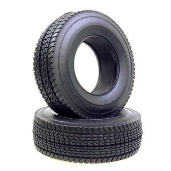 

Wide All-Train Tire Set V2 for Tamiya 114 Trailer Truck (2 tires) BT-T04W2-U
