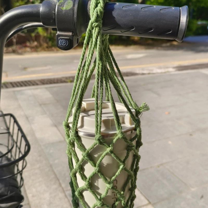 Newcomer Discount: Anti-Fall Insulated Stainless Steel Coffee Cup with Mesh Bag