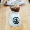 Fukubeya Takadayaki Ceramic Condiment Container Traditional Japanese Folk Craft Stylish and Cute Design Perfect Gift (Salt)