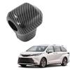 Authentic Car Carbon Fiber Gear Shift Knob Shifter Lever Cover For Toyota Sienna
