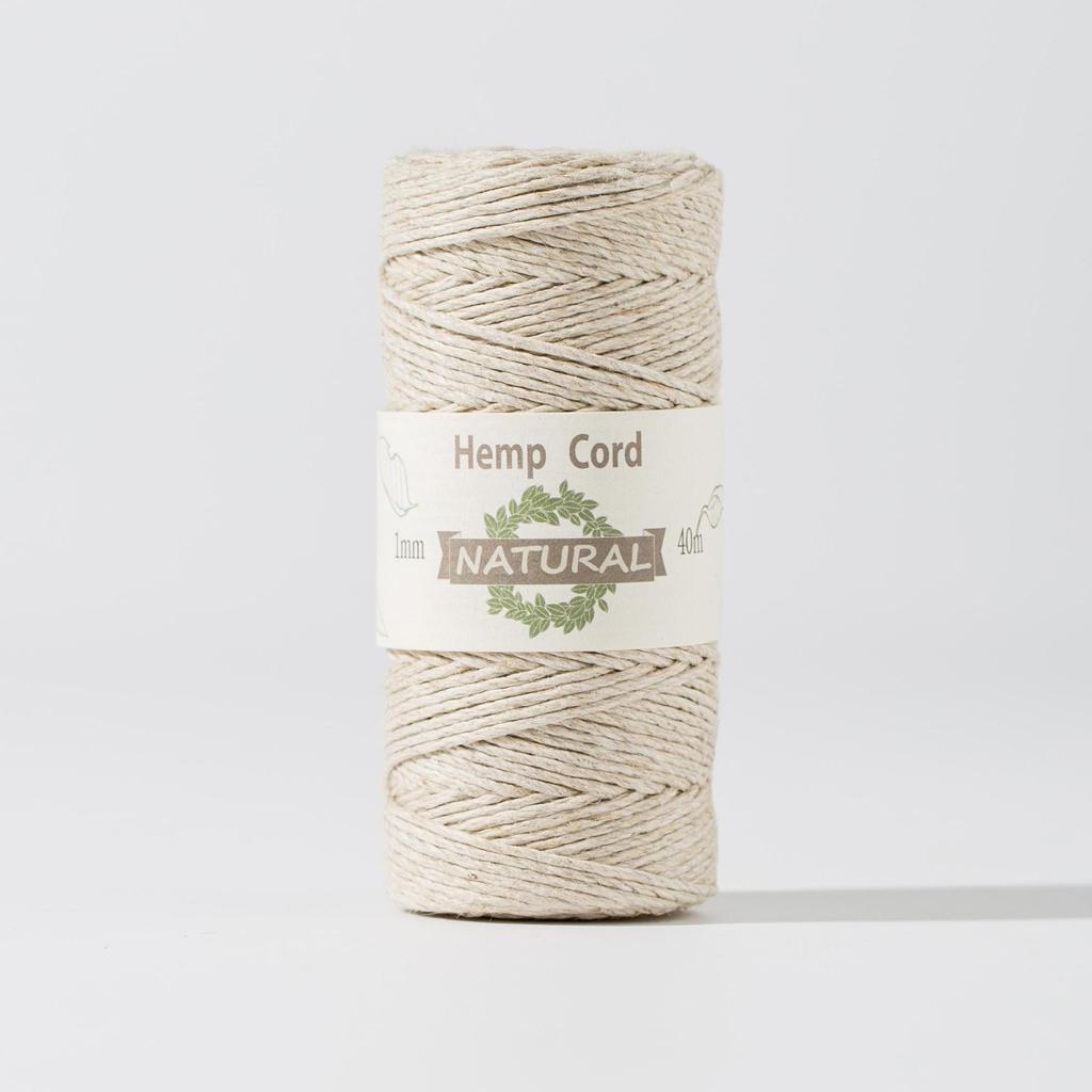 Sfoară de cânepă colorată de 1 mm, Sfoară decorativă pentru cadouri artizanale, Sfoară împletită pentru brățară colier, Accesorii pentru bijuterii 40 de metri rola