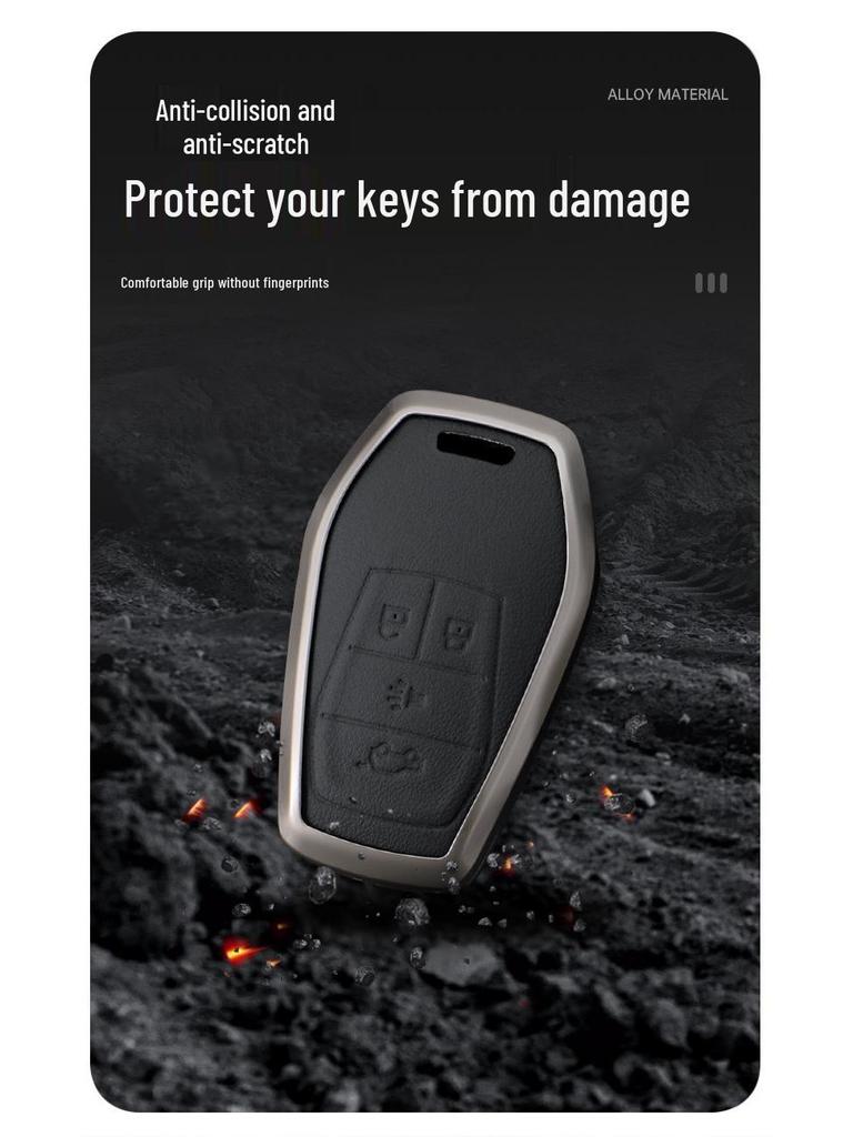 Metal Key Cover for Lingzhi V5/V6 Folding Remote