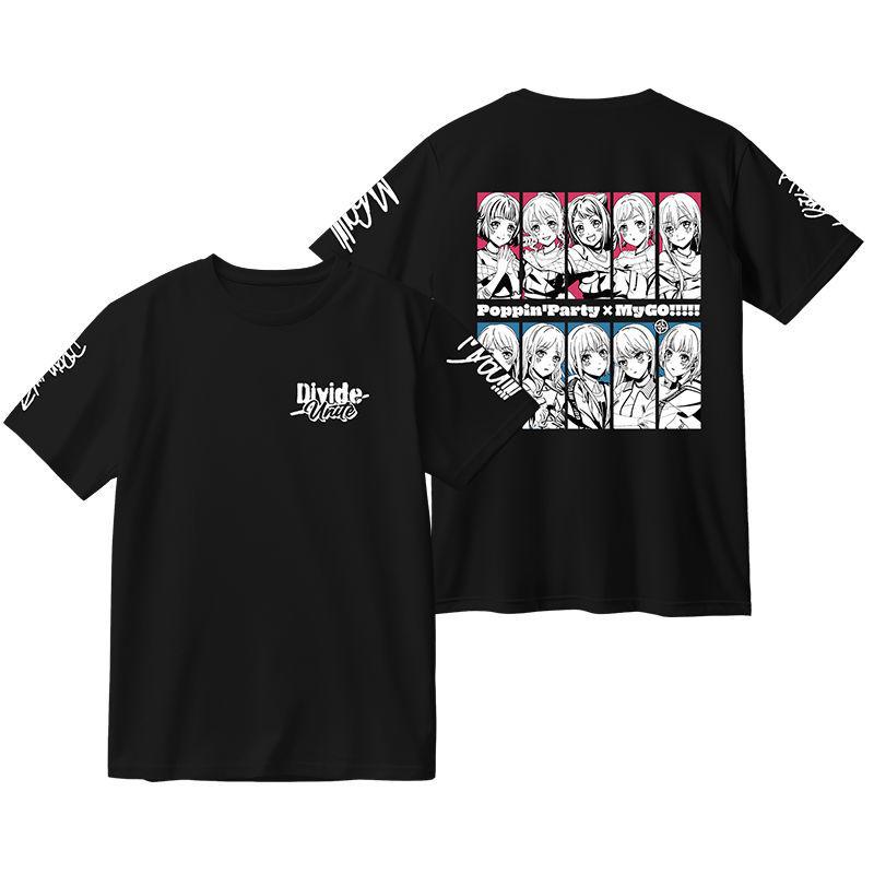 

Bang Dream Mygo Tshirt Anon Chihaya Rāna Kaname Print Tshirt High Quality Cotton Soft And Comfortable Short Sleeve Tee Tops 4XL
