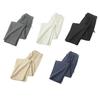 Men Long Pants Adjustable Drawstring Elastic Waist Casual Trousers with Pockets