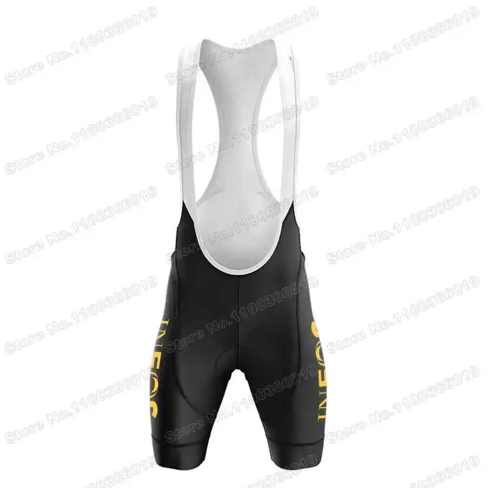 2025 Popular Ineos Grenadier Cycling Jersey Set Golden Black Cycling Clothing Men Kits Road Bike Shirts Suit Bicycle Bib Shorts 3PT1