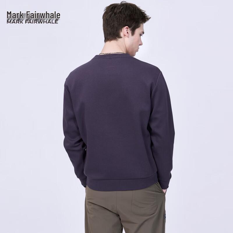 Mark Fairwhale Embroidered Casual Crewneck Sweatshirt