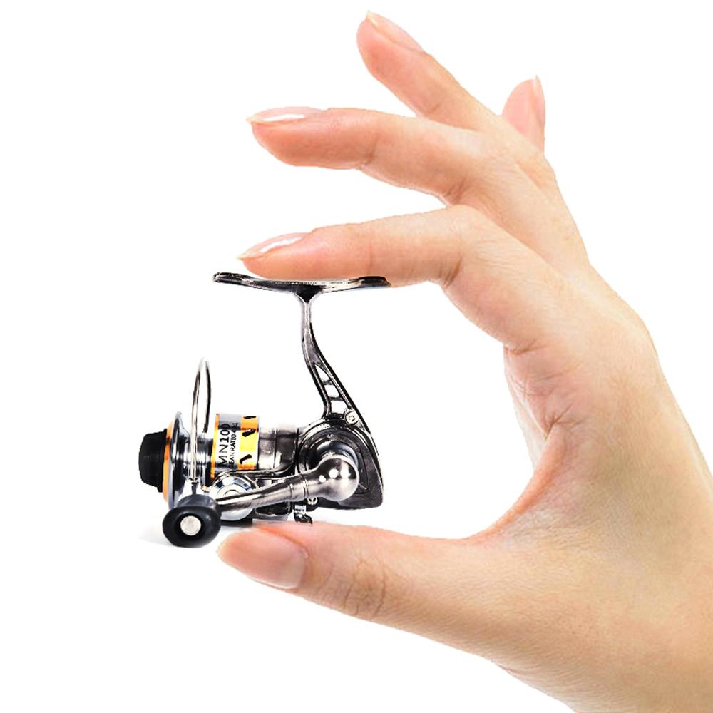 

Металлическая карманная рыболовная катушка, 6 кг, передаточное число 4,3:1 катушка для морской пресной воды, ледяной плот, лодка, спиннинг, литейное колесо, приманка, снасти