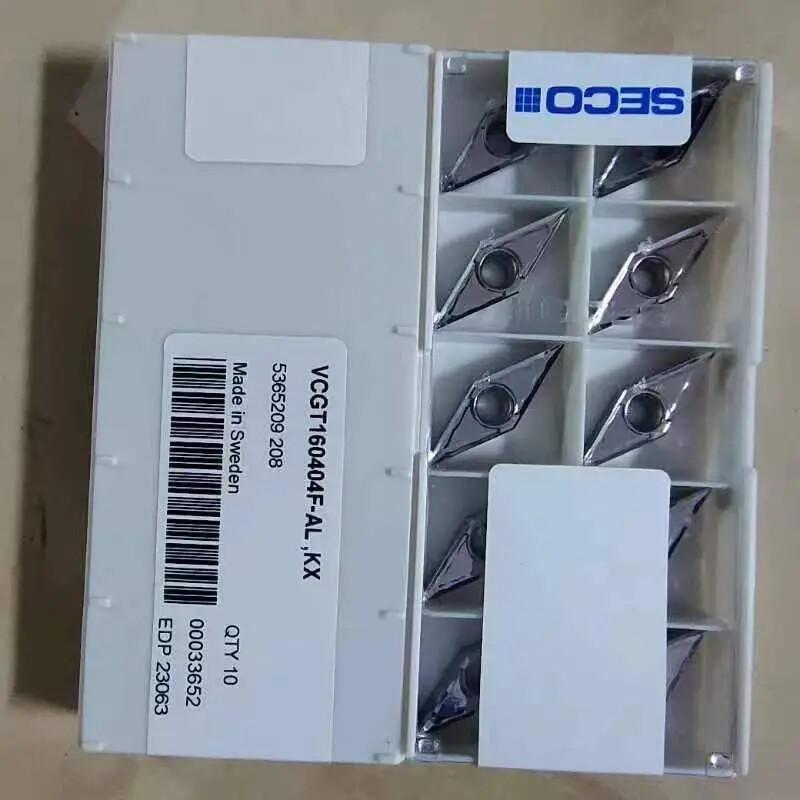 SECO / VCGT160404F-AL KX/Original genuine CNC alloy blade 10 PCS (SECO)