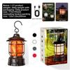 Led Camping Tent Light  Rechargeable Portable Handheld Lantern Outdoor Use