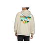 Adidas Originals Trefoil X Bee With You Co-Branded Logo Print Hoodie With Drawstring Long Sleeves Men Tops Off-White HB6865