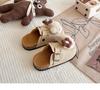 Girls' Outdoor Cartoon Cat Birkenstock Slippers - Cute, Soft Sole, Fashionable Half-Slippers for Spring and Autumn.