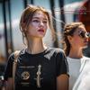 Cosmic History Starship T-and kids tshirt | Minimalist Space Rocket Launch Art Tee