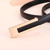 Women's Versatile Fashion Cowhide Belt - High-End Decorative Business Jeans Accessory
