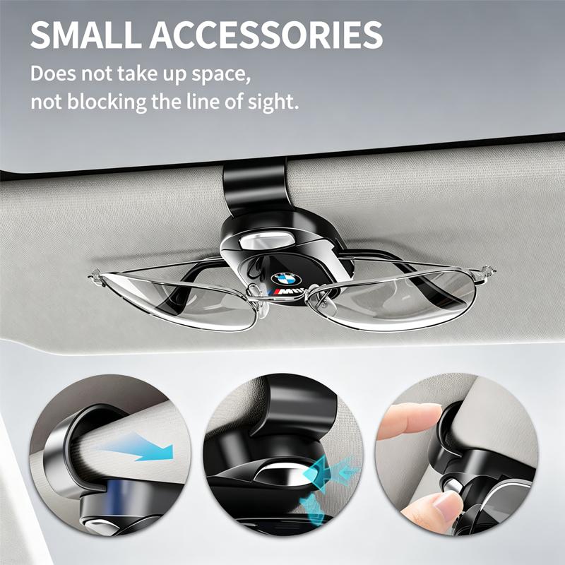 Car Sticker Glasses Storage Clip For Car Sun Visor Auto Accessories Fit BMW 1 3 4 5 7 Series X1 X2 X3 X4 X5 X6 X7 Z4 M3 M4 M5 M8 BW3