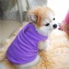 Fleece Vest Small Dog Pullover Fleece Jacket with Leash Ring Plaid Cold Weather Dog Clothes Pet Apparel Windproof Lightweight