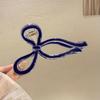 AISHG Crab Hair Clips for Women Shark Jelly Clear Claw Clips Scissors Shape Clamp Barrette Hairpin Girls Hair Accessories