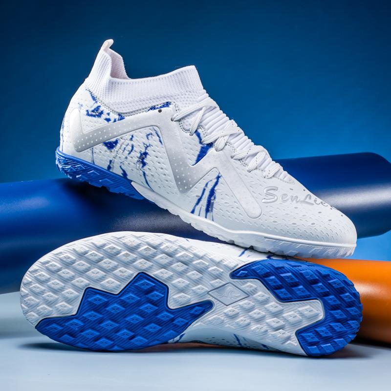 Spot X2403 Adult Long Nails Broken Nails Football Shoes Men's Artificial Turf Training Game Sports Shoes Women