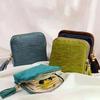Exquisite Jewelry Storage Bag With Tassel Pendant Ring Zipper Jewelry Bag Large Capacity Travel Crystal Bracelet Storage Pouch