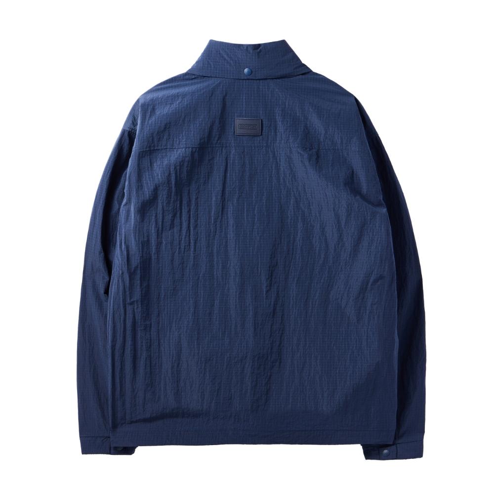 Brompton London Ripstop Hooded Jumper - Navy (P242Ujp431)